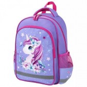 Рюкзак детский Пифагор Dreamy unicorn  Lilac-Pink 15л Полиэстер 38x28х14 (270651)