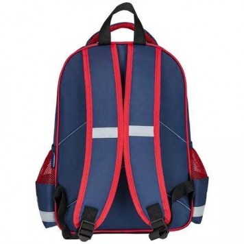 Рюкзак детский Пифагор Monster car Dark Blue-Red 15л Полиэстер 38x28х14 (270660)-3