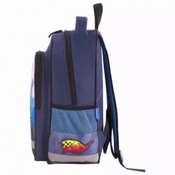 Рюкзак детский Пифагор MotoDark Blue15л Полиэстер 38x28х14 (229998)-2