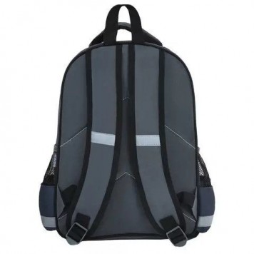 Рюкзак детский Пифагор SamuraiGrey-Black 15л Полиэстер 38x28х14 (270662)-2