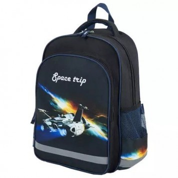 Рюкзак детский Пифагор Space tripBlack-Dark Blue15л Полиэстер 38x28х14 (270661)