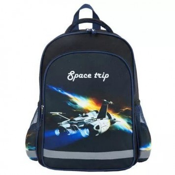 Рюкзак детский Пифагор Space tripBlack-Dark Blue15л Полиэстер 38x28х14 (270661)-1