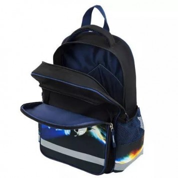 Рюкзак детский Пифагор Space tripBlack-Dark Blue15л Полиэстер 38x28х14 (270661)-4
