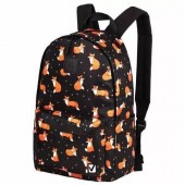 Рюкзак универсальный Brauberg POSITIVE  Sky foxes Black 16л Полиэстер 42х28х14sm (270779)