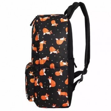 Рюкзак универсальный Brauberg POSITIVE  Sky foxes Black 16л Полиэстер 42х28х14sm (270779)-4