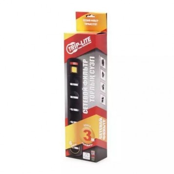 Сетевой фильтр Tripp-lite GR16-1379T 6 розеток 3 м. 220-240V 13A Чёрный-3