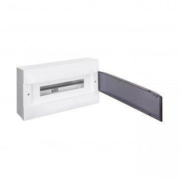 Щит навесной Legrand Practibox S 1х18 IP40 Дымчатая дверь-1