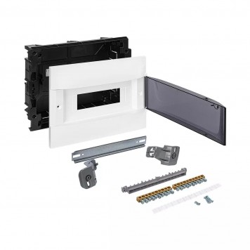Щит встраиваемый Legrand Practibox S 1х12 IP40 Дымчатая дверь-2