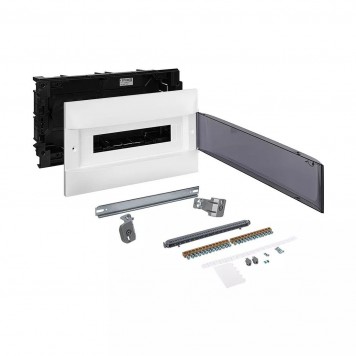 Щит встраиваемый Legrand Practibox S 1х18 IP40 Дымчатая дверь-2