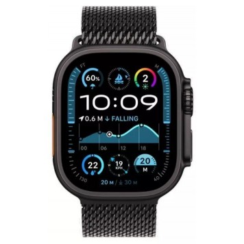 Смарт-часы Apple Watch Ultra 2 GPS Cellular 49mm Black Titanium Case with Black Titanium Milanese Loop - M (MX5U3GK/A)-1