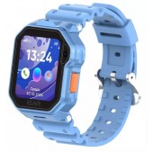 Детские смарт-часы Elari KidPhone 4G Techno IPS дисплей 1.76 дюйма Голубой