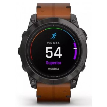 Смарт-часы Garmin EPIX GEN 2 PRO SAPPHIRE 51 мм кожа 010-02804-30-1