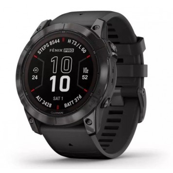 Смарт-часы Garmin FENIX 7X PRO SAPPH SOLAR темные 010-02778-11