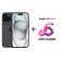 Смартфон Apple iPhone 15 256GB Black (MTP63HX/A)