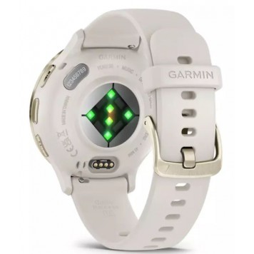 Спортивные часы Garmin VENU 3S ivory case and silicone band (010-02785-04)-4