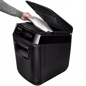 Шредер Fellowes® AutoMax® 150C автоподача DIN P-4 4х38мм 150лст. авто 8 ручн. 32 лтр. авторев-3