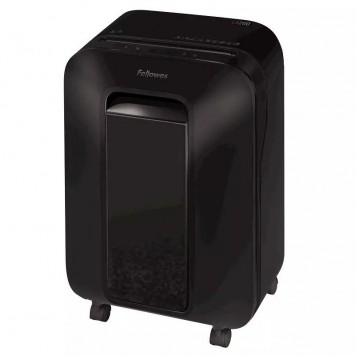 Шредер Fellowes Powershred® LX200 черный DIN P-4 4х12 мм 12 лст. 22 лтр. Jam Proof™-1