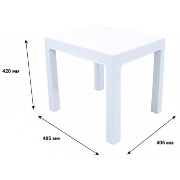 Стол для шезлонга ADRIANO Р6059БЕЛ БЕЛЫЙ-1