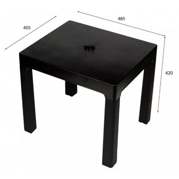 Стол для шезлонга ADRIANO Р6059ГР ГРАФИТ-1