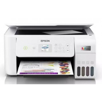 Струйное МФУ Epson L3266 (White) A4 принтер/сканер/копир скорость печати 33 стр/мин Wi-FiUSB ЖК Дисплей-1