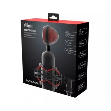 Студийный микрофон Ritmix RDM-230 USB Eloquence черный-3