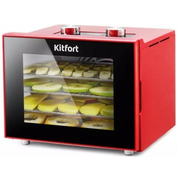 Сушилка для продуктов Kitfort КТ-1915-2 красный