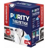 Таблетки для посудомоечных машин MAUNFELD Purity all in 1 MDT60PH (60 шт. в упаковке)