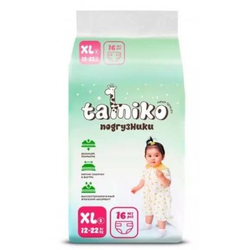 Подгузники Tamiko размера XL 12-22кг/16шт