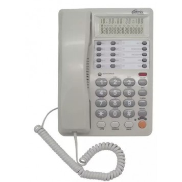 Телефон проводной Ritmix RT-495 белый