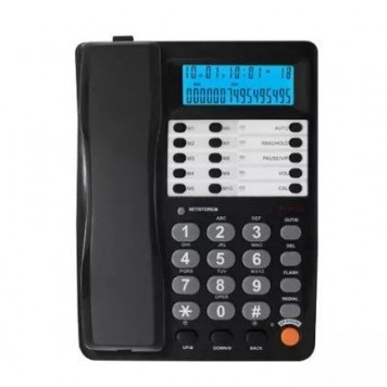 Телефон проводной Ritmix RT-495 черный