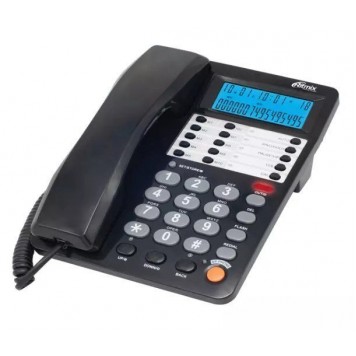 Телефон проводной Ritmix RT-495 черный-1