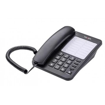 Телефон проводной Texet TX-234 черный-3