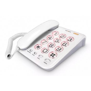 Телефон проводной Texet TX-262 серый-1