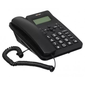 Телефон проводной Texet TX-264 черный-1
