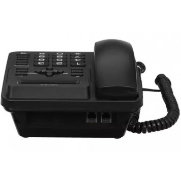 Телефон проводной Texet TX-264 черный-3