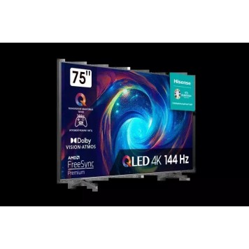 Телевизор Hisense 75E7KQ PRO 4K QLED 144Гц-1