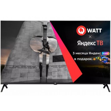 Телевизор QWATT Q43YK-MB Smart 4K UHD