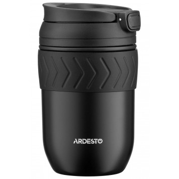 Термочашка Ardesto Cosy 400 мл нержавеющая сталь черный