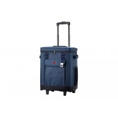 Термосумка на колёсах 2E Picnic 50л тёмно-синяя