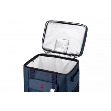 Термосумка на колёсах 2E Picnic 50л тёмно-синяя-6