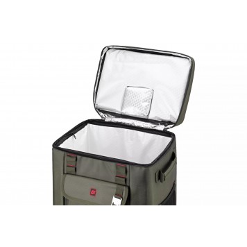 Термосумка на колёсах 2E Picnic 50л тёмно-оливковая-4
