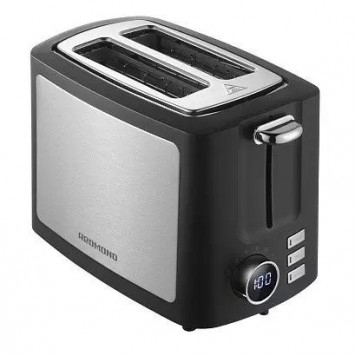 Тостер REDMOND T901 Черный / хром