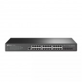 24‑портовый гигабитный управляемый коммутатор TP-Link TL-SG3428X JetStream  уровня  2 с 4 SFP+ слотами 10GE