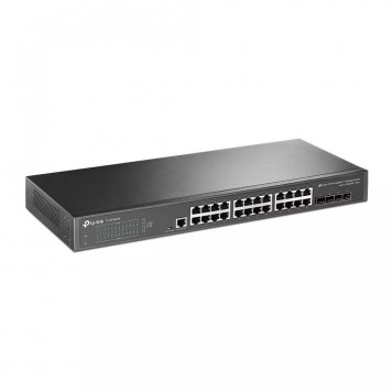24‑портовый гигабитный управляемый коммутатор TP-Link TL-SG3428X JetStream  уровня  2 с 4 SFP+ слотами 10GE-1