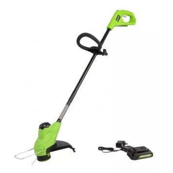 Триммер аккумуляторный Greenworks GD24CS30 24V 25см с 1хАКБ 2Ач и ЗУ