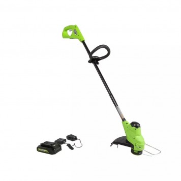 Триммер аккумуляторный Greenworks GD24CS30 24V 25см с 1хАКБ 2Ач и ЗУ-1