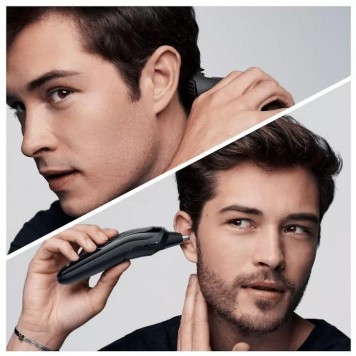 Триммер для бороды усов и волос Braun MGK3320 триммер 6 в 1 5 насадок чёрный-2