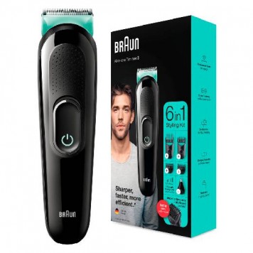 Триммер BRAUN MultiGroomer MGK3321 BLK/VTGRN-1