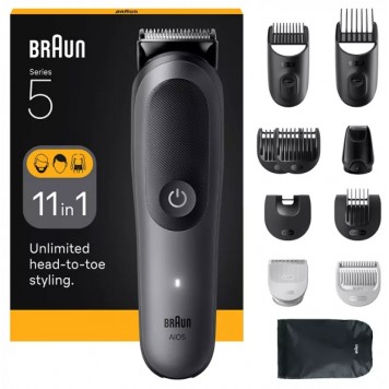 Триммер для бороды волос и тела Braun / AIO5560