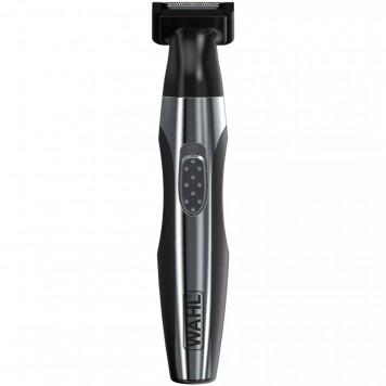 Триммер для усов и бороды Wahl Travel Kit Deluxe черный-серебро